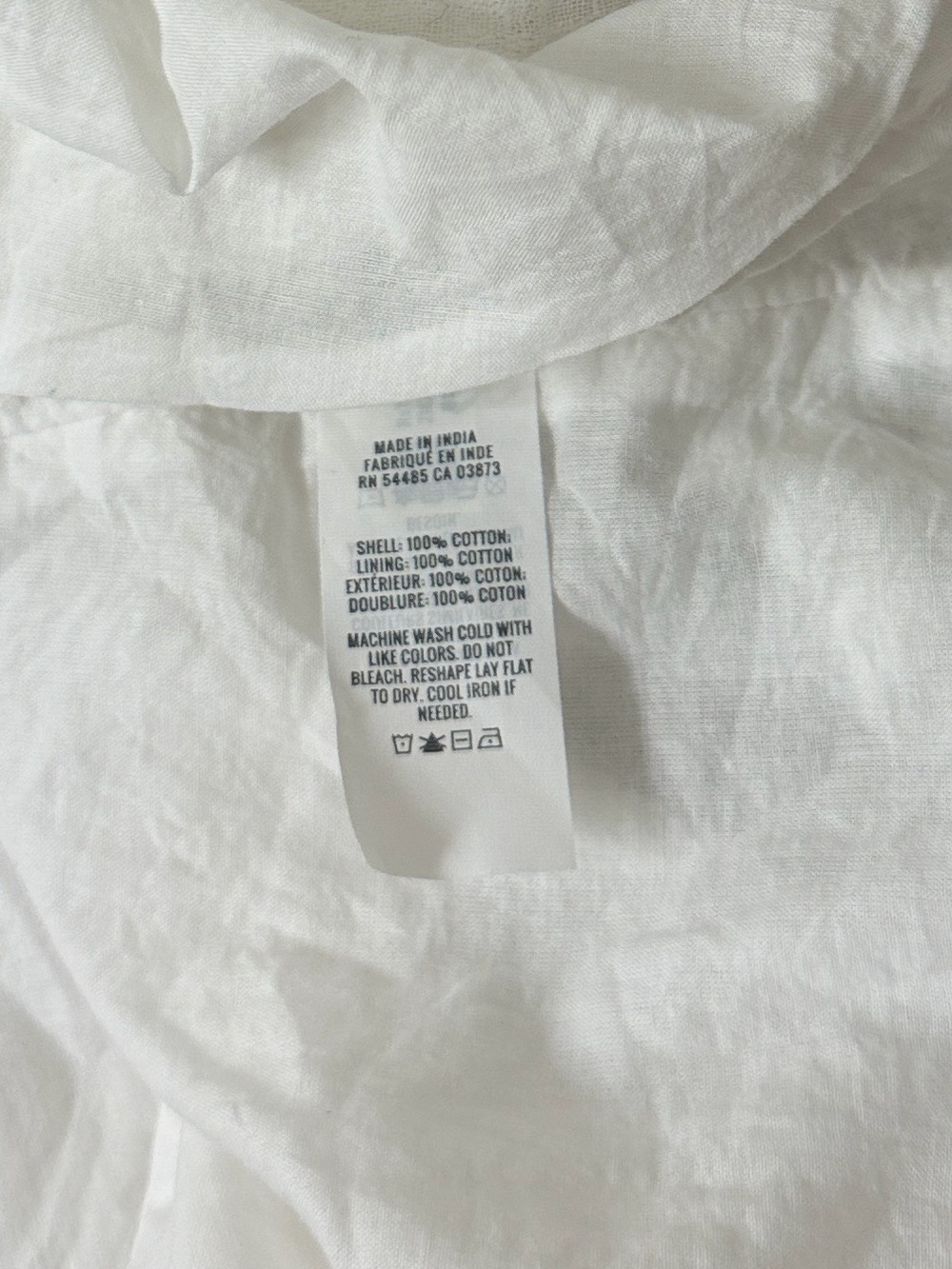 Aerie 100% Cotton Golden Hour White Coverup - Picture 9 of 9